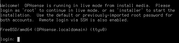 opnsense-live-mode